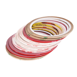 宽度1mm胶条2/3窄边框屏幕密封专用3M强力双面胶手机维修粘合曲面屏后盖封屏换屏0.15/0.4/0.5黑色透明泡棉胶