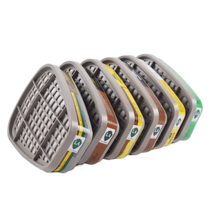 3M正品滤毒盒6001/6002/6003/6004/6005/6006/防毒面具配件滤毒罐
