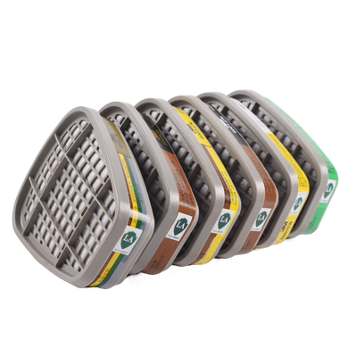 3M正品滤毒盒防毒面具配件滤毒罐