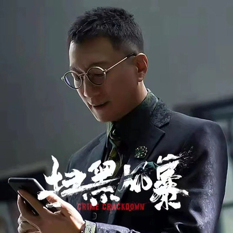 扫黑风暴孙红雷同款大框圆框眼镜