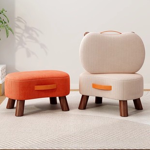 小凳子家用矮凳客厅沙发脚踏凳小换鞋 凳坐墩软包小板凳创意肥皂凳