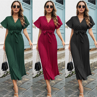 summer dress dresses women maxi long green beach ladies red