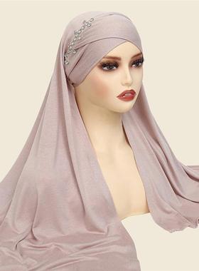 围巾帽马来西亚包头帽 musslim cap hejab turban hijeb scarfhat