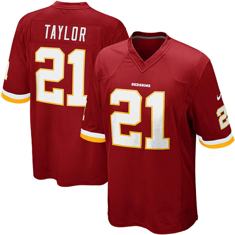 NFL 红皮队 Redskins 7#Haskins JR 21# 26# 20#红色橄榄球衣