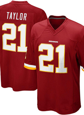NFL 红皮队 Redskins 7#Haskins JR 21# 26# 20#红色橄榄球衣