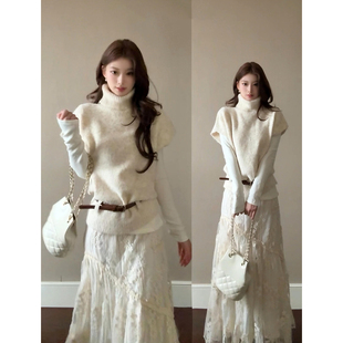 巨好看秋冬季穿搭一整套装女2026早春季新款今年流行爆款连衣裙子