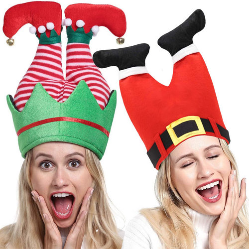 2025 Christmas Hat Elf Hat Party Decoration Supplies圣诞帽