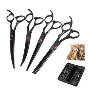 New 7.0 Inch Pet Scissors For Dog Grooming Dogs Shears Hair