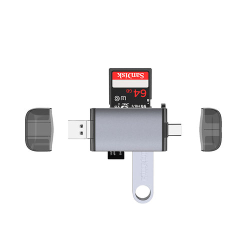Multi functional card reader 6-in-1 second/tf card reader