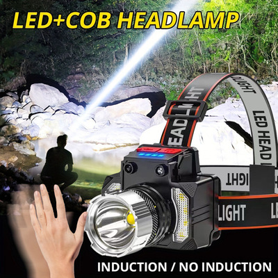 Multi functional induction headlights, outdoor cob side ligh