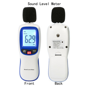 Portable noise decibel meter in English, handheld mini model