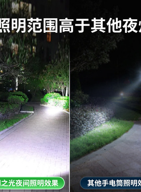 Solar powered waterproof courtyard camping emergency light