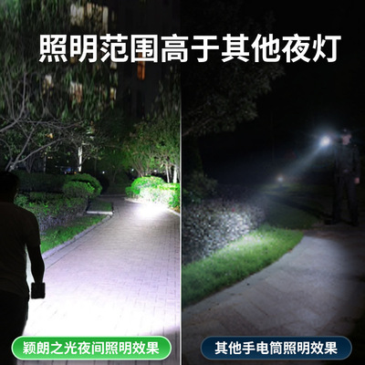 Solar powered waterproof courtyard camping emergency light