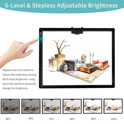 LED magnetic copy board, student drawing sketch board拷贝台