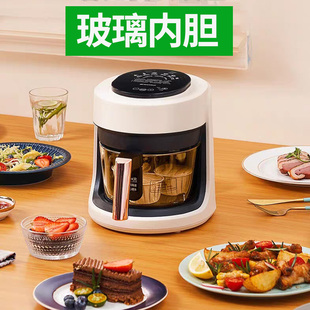 SANSUI山水2升L空气炸锅S KX1605玻璃内胆配件炸蓝创维17x10cm