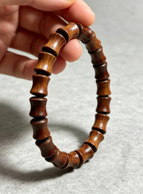 竹节手串单圈梨8x10mm