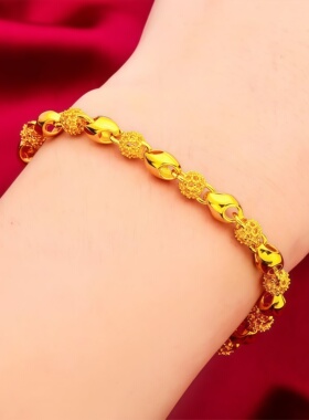 玲珑金色手链经典高级可调节手环手串新品气质手链女款时尚送爱人