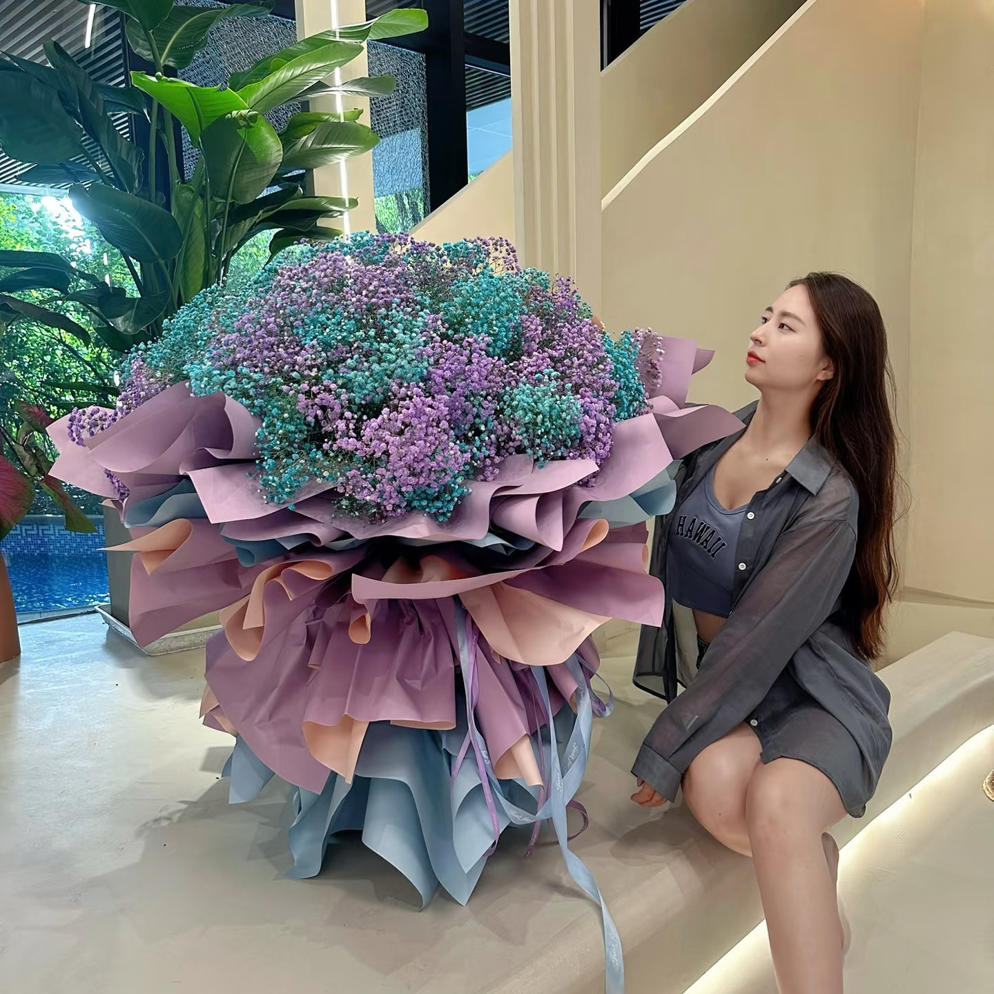 满天星生日香港鲜花速递