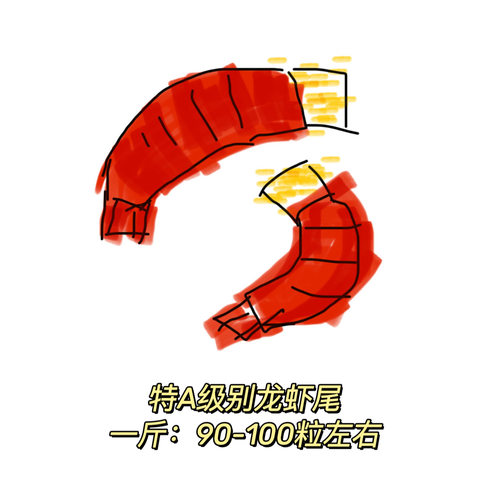 特A干冻龙虾尾2026送调料包大吉大利虾虾力顺丰包邮