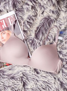 Wbra软支撑无痕内衣女小胸聚拢收副乳文胸无钢圈美背性感胸罩女