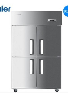 海尔 SL-1020C2D2/1050D4/1450C3D3双温厨房冰柜商用四门冷藏冷冻