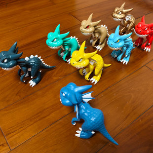 【模天下】石器时代模型手办私人定制红暴蓝暴绿暴机暴土暴水蓝暴