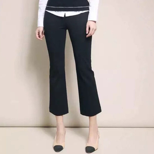 八分150小个子高腰休闲垂感微喇女裤 2025春薄款 哥家新新款 正品