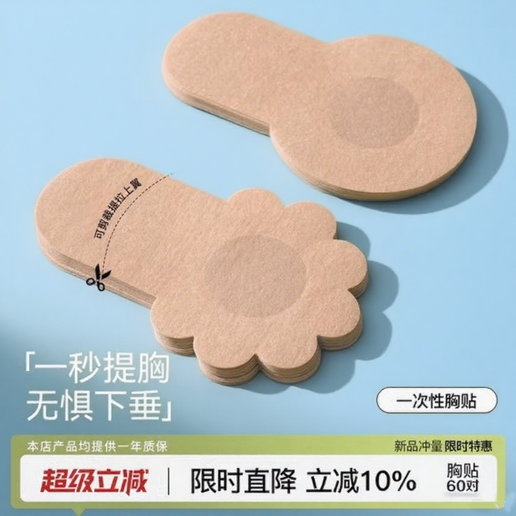 一次性无纺布胸贴女隐形防下垂透气薄款提拉乳贴女夏季防凸点超薄