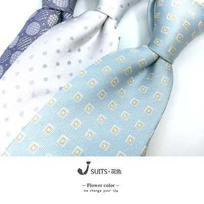 窄版浅色复古真丝桑蚕丝色织提花领带男女粉色紫色蓝色7厘米领带