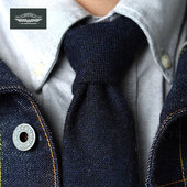 男女6厘米宽毛呢羊毛复古格纹窄版 领带小众纯色咖色蓝色日系领带