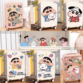 卡通可爱蜡笔小新行李箱大张儿童拉杆箱旅行箱防丢贴画防水不留胶