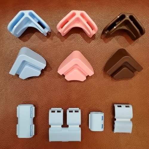 猫笼子零件卡扣门锁轮固定塑料件