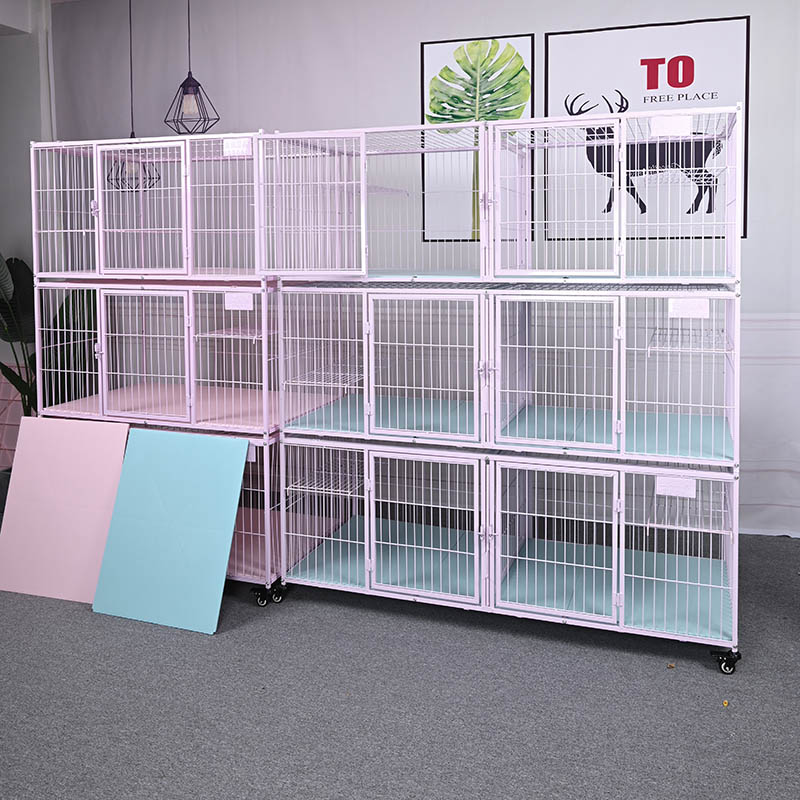 大型3层猫笼粉板蓝板好看舒适