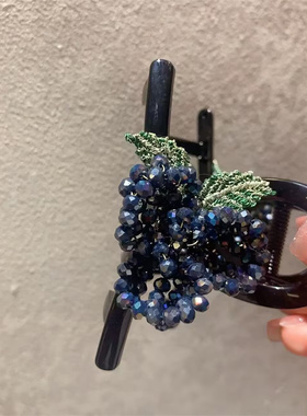 水晶超闪气质发夹小众高级