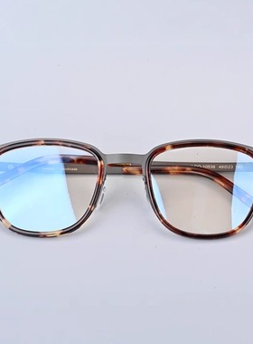 复古方框眼镜框配近视眼镜男超轻眼镜架潮流时尚大脸赛璐珞10538