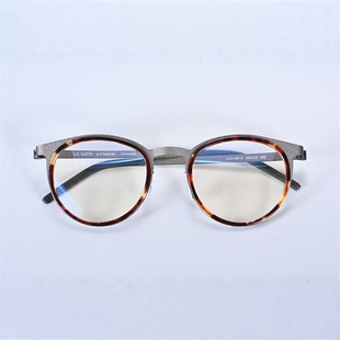 9704姜文眼睛近视眼镜框男钛赛璐珞眼镜框配近视镜防蓝光镜6612