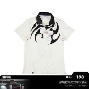 新贵风潮流小众国潮百搭T恤 3号顽童华夫格POLO衫 Vinkid 云梯