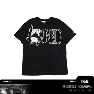 云梯 百搭夏季 碎影鸽短袖 潮流小众嘻哈国潮个性 T恤 美式 vinkid