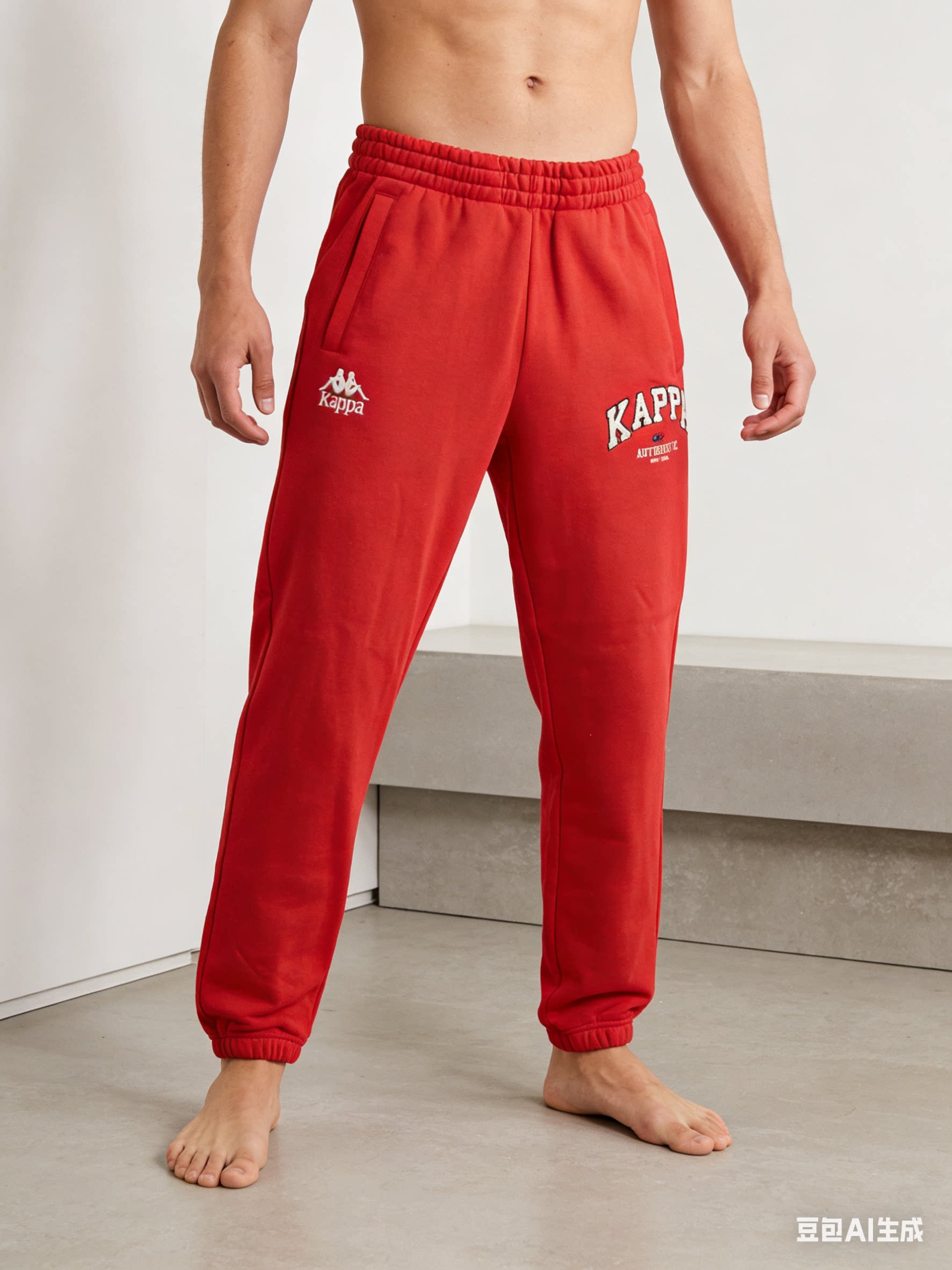 冬季新款青春宽松流行加绒加厚保暖休闲大牌男装运动裤情侣款长裤