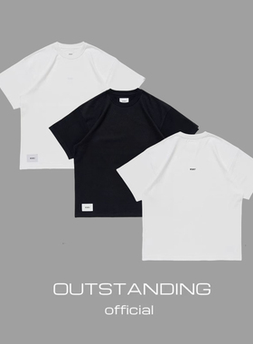 OT制造WTAPS25ss情侣圆领重磅小领口基础款纯色T恤短袖 余文乐