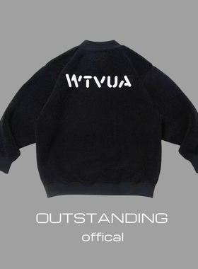 OT制造WTAPS22AW摇粒绒情侣长袖圆领套头卫衣 余文乐CITYBOY日潮