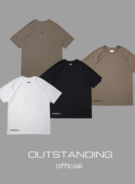 OT制造WTAPS20ss情侣基础打底圆领重磅纯棉纯色T恤短袖cleanfit