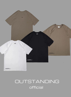OT制造WTAPS20ss情侣基础打底圆领重磅纯棉纯色T恤短袖cleanfit