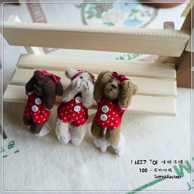 251112老货纯手工迷你熊  三不熊不看不听不说