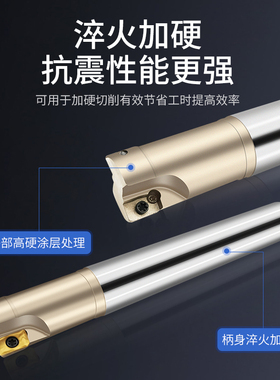 数控铣刀杆加工中心CNC刀杆R0.8刀片300R-C16-17方肩1135铣刀片