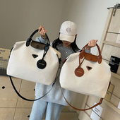 短途旅行包2024年新款 大容量手提女时尚 轻便行李包出差收纳出差包