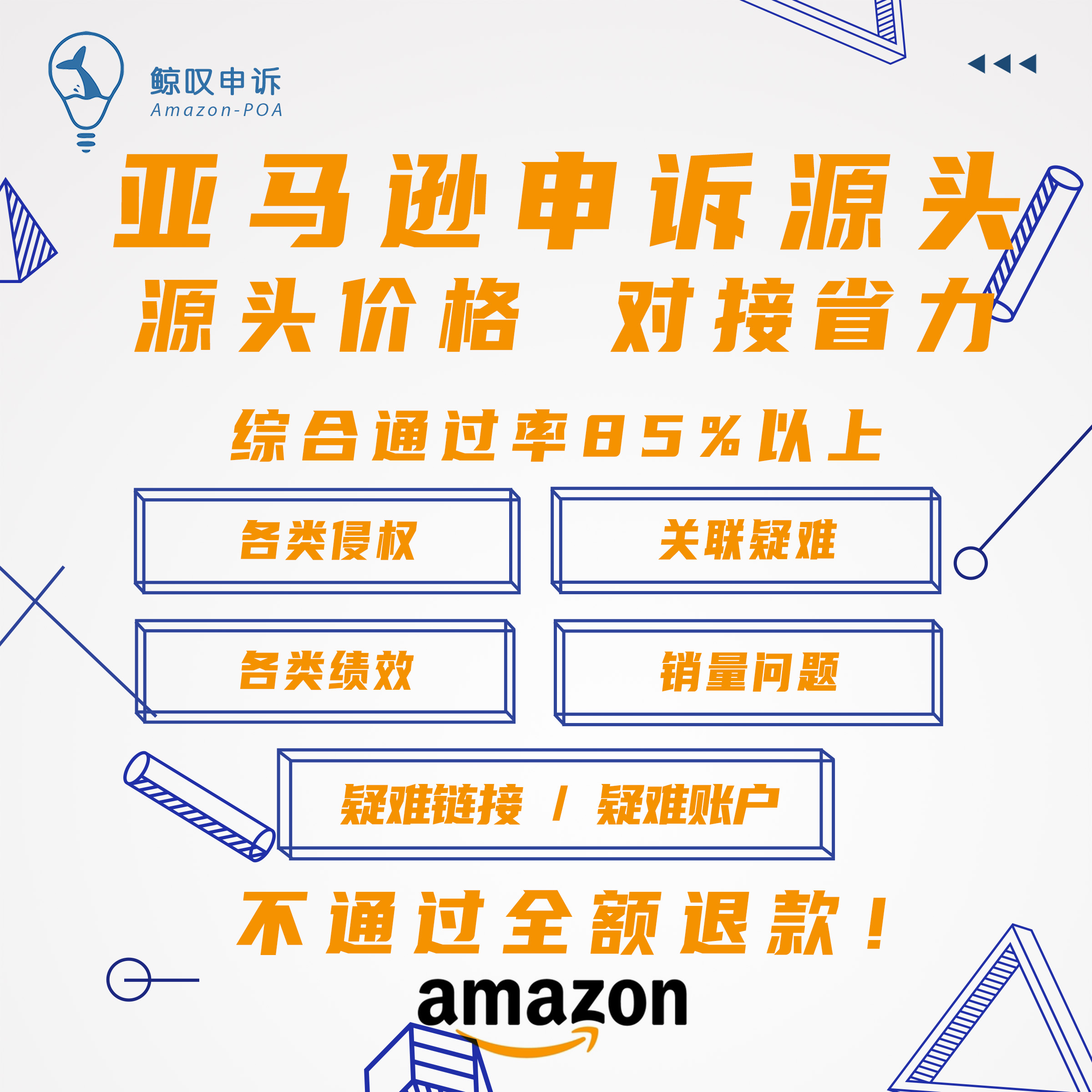 亚马逊申诉亚马逊侵权关联品牌滥用备案链接等POA和解TRO-封面