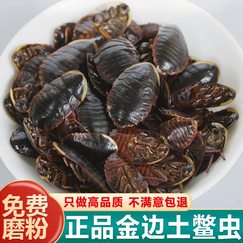 金边土鳖虫中药材正品野生地鳖清水土别虫干货大个土元250g地乌龟
