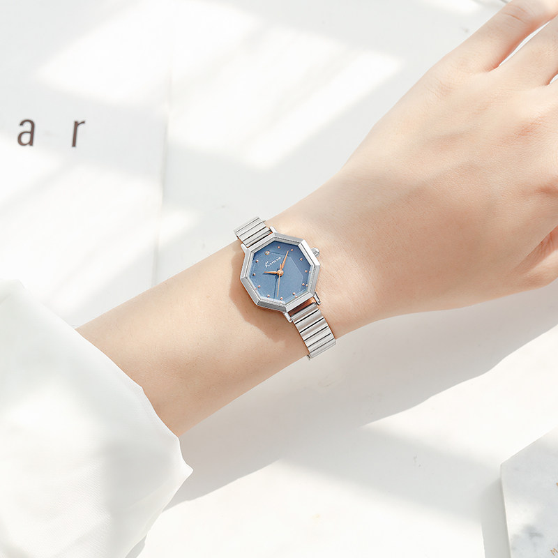 kimio手表女简约气质ins小众设计2021年新款学生轻奢女士手表正品