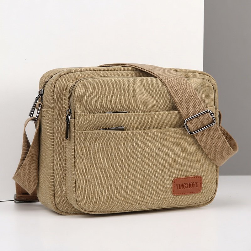 单肩包收银收钱做生意包男士斜挎包帆布男款休闲包工具包横款男包,箱包皮具/热销女包/男包,男士包袋,淘宝优惠券,粉丝福利购,淘宝优惠卷